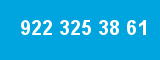922 325 38 61 922 325 38 61